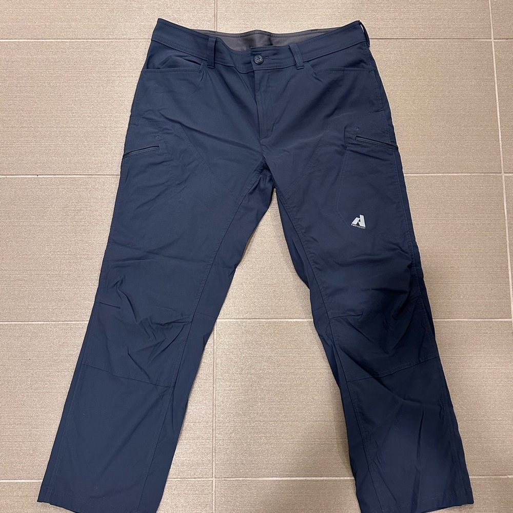 Eddie Bauer Men's Guide Pro Hiking Pants Navy Blue